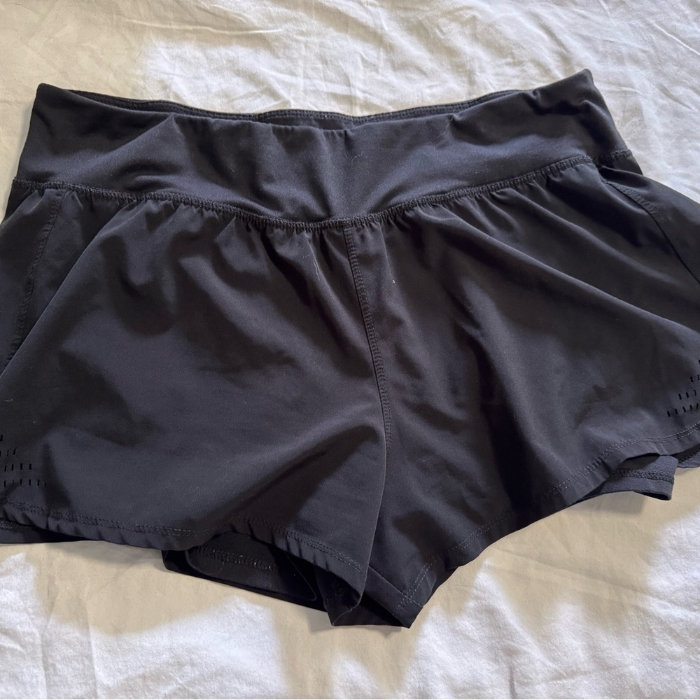 Champion Jet Black Athletic Shorts